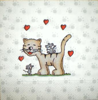 014 Katzen - 3-lagig